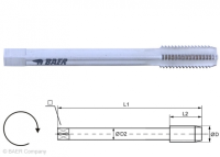 HSSE Maschinengewindebohrer Form C - M 27 x 3.0 - DIN 376