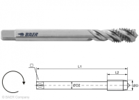 HSSE Maschinengewindebohrer 35° RSP - M 14 x 2.0 - DIN 376