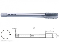 HSSE Maschinengewindebohrer Form C - MF 5 x 0.5 - DIN 374