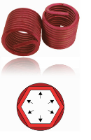 Gewindeeinsatz Harley 1/4 x 24 - 1.5 D (9.53 mm) - SG - 10 Stk.