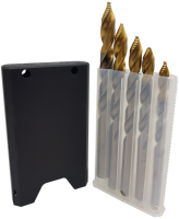 HSS-G Spiralbohrer Satz  - DIN 338 mit Kreuzanschliff- 5-tlg.