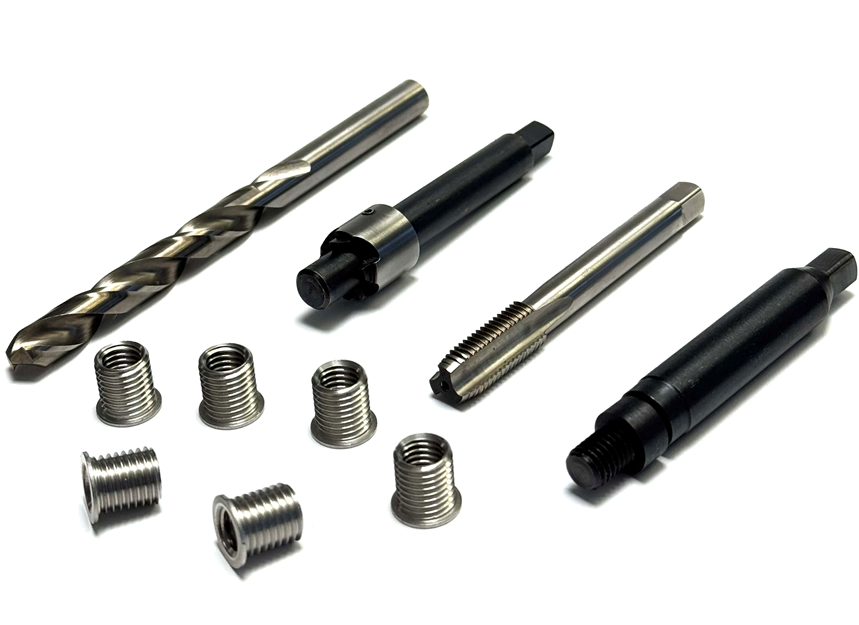 Gewindereparatur-Satz M 8 x 1.2 - Edelstahl Buchsen