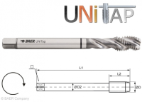 UNiTap HSSE Gewindebohrer Form B - M 30 x 3.5 - DIN 376
