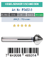 HSS-Co5 U Nut Kegelsenker Satz 6tlg. -  90&amp;#176; DIN 335 Form C -  ungleiche Teilung