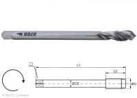 HSSE Maschinengewindebohrer - 35&#176; RSP - MF 4 x 0.35 - DIN 374