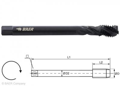 HSSE-VAP Gewindebohrer 35° RSP - M 24 x 3.0 - DIN 376 Edelstahl