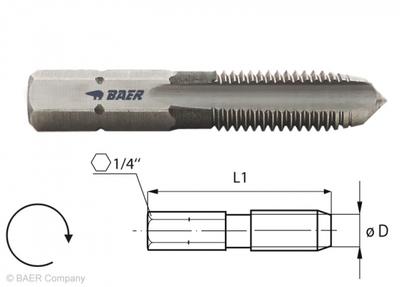 HSSG Bit-Gewindebohrer M 3.5 x 0.6