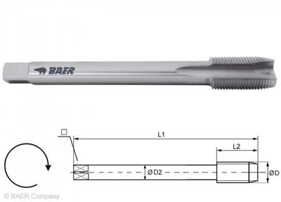 HSSE Maschinengewindebohrer Form B - MF 9 x 0.75 - DIN 374