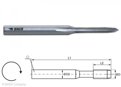 10 St. HSS Mini Gewindebohrer Form C - M 1 x 0.2