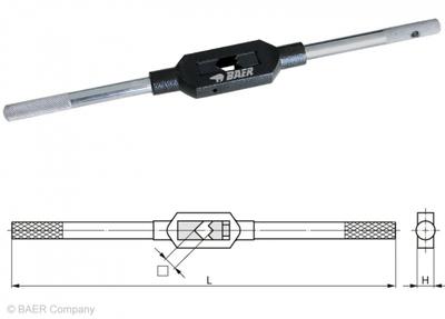 verstellbares Stahl-Windeisen GR. 7 | M 27-52 | 1.1/8-2'' | G 3/4-1.3/4