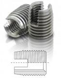 M 4 x 0.7 -  8 mm -  Rostfreier Edelstahl 1.4305 - 10 Stück - selbstschn. Gewindeeinsaetze