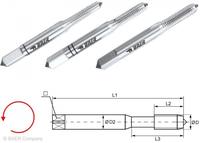 HSSG Handgewindebohrer 3-tlg. Satz M 8 x 1.25 - LINKS