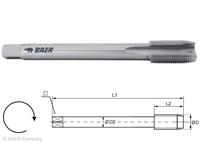 HSSE Maschinengewindebohrer Form B - MF 8 x 0.5 - DIN 374