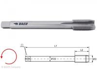 HSSE Maschinengewindebohrer Form B - MF 3 x 0.35 - LINKS - DIN 374