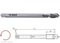 HSSE Maschinengewindebohrer 35° SP - MF 4 x 0.35 - LINKS - DIN 374