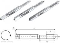 HSSG Handgewindebohrer 3-tlg. Satz UNC No. 1 x 64