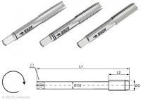 HSSG Handgewindebohrer 3-tlg. Satz UNC 1/4 x 20